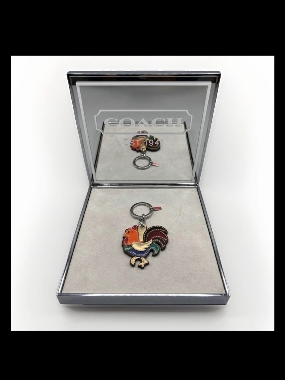Coach Bag Charm Lunar New Year, 2005- “Year Of The Rooster” Style: (#92100)